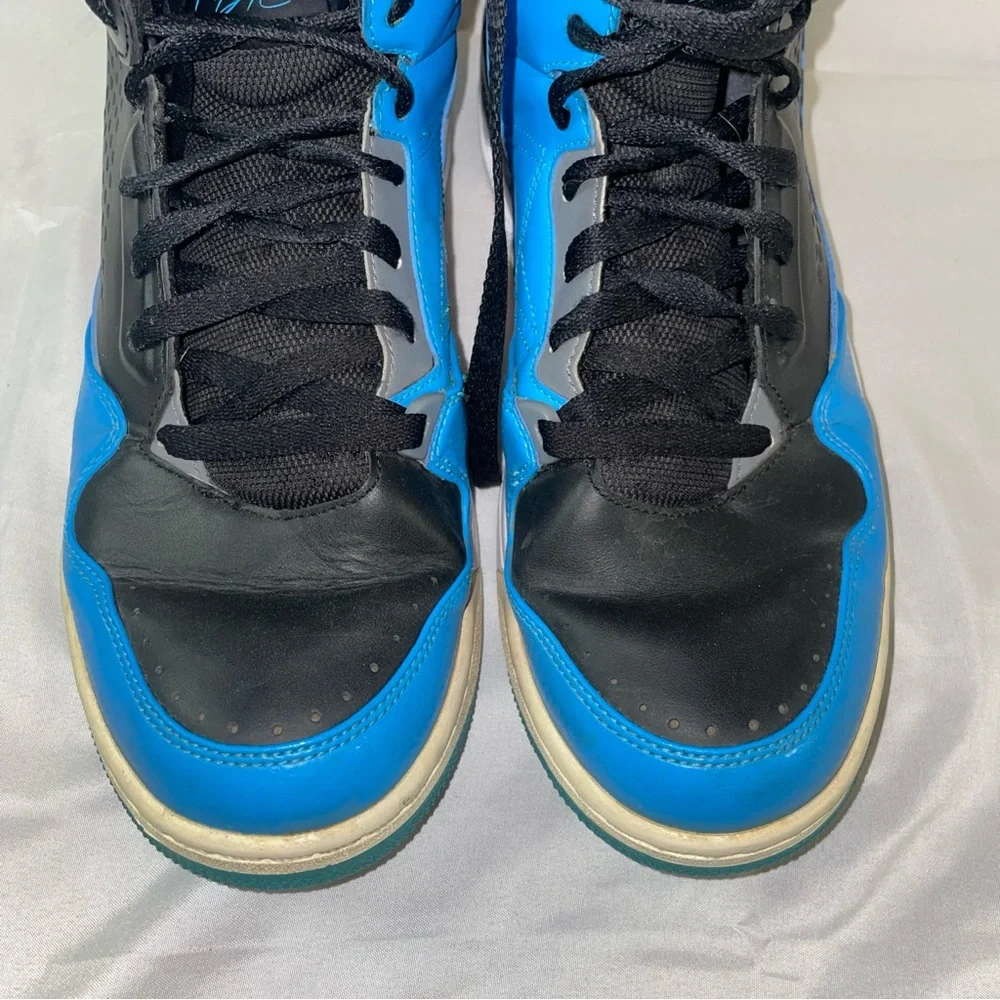 Jordan Flight Club 91 Blue Black White Mens Basketball Shoes‎ Size 10.5